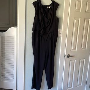Eliza J size 16W black jumpsuit